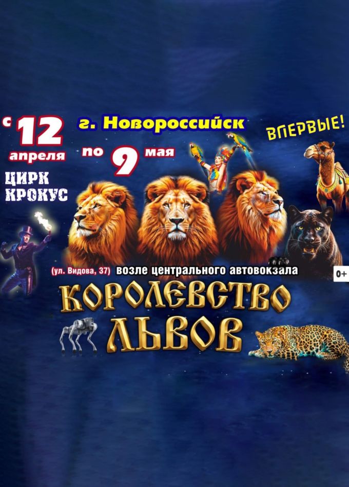 Цирк «Крокус». Шоу «Королевство львов»